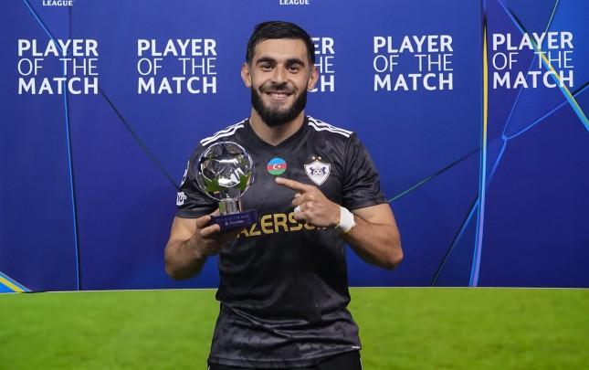 Elvin Cəfərquliyev ÇL-də həftənin rəmzi komandasına seçildi