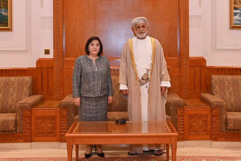 Sahibə Qafarova Oman Sultanlığı Dövlət Şurasının sədri ilə görüşüb