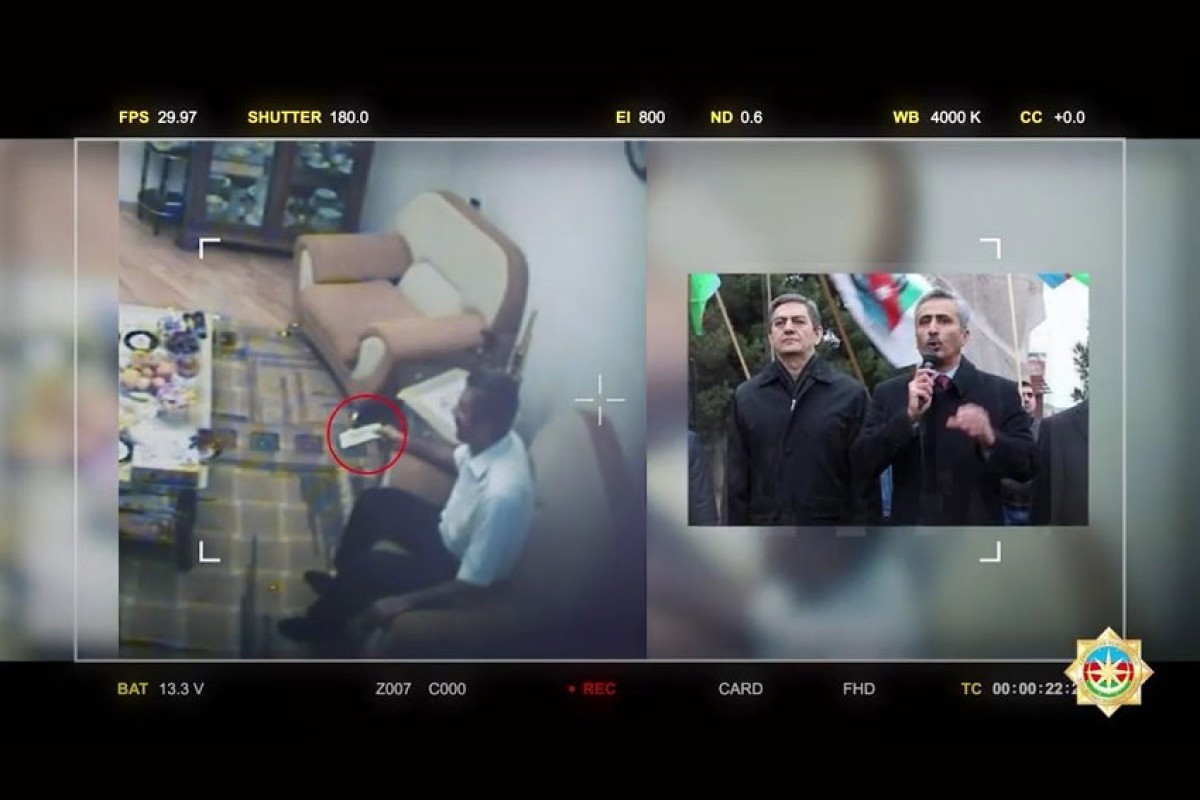 DTX Fuad Qəhrəmanlının pul almasının görüntülərini yayıb