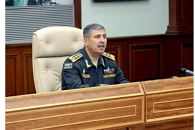 Müdafiə Nazirliyində ötən ilin yekunlarına dair kollegiya iclası olub