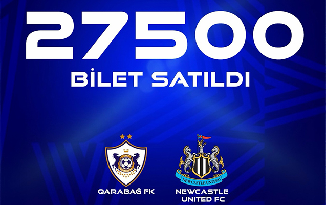 "Qarabağ" satılan biletlərin sayını açıqladı